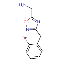 1-{3-[(2-bromophenyl)methyl]-1,2,4-oxadiazol-5-yl}methanamine