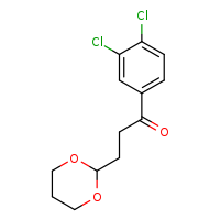 1-(3,4-dichlorophenyl)-3-(1,3-dioxan-2-yl)propan-1-one