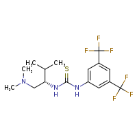1-[3,5-bis(trifluoromethyl)phenyl]-3-[(2S)-1-(dimethylamino)-3-methylbutan-2-yl]thiourea
