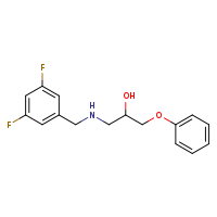 1-{[(3,5-difluorophenyl)methyl]amino}-3-phenoxypropan-2-ol