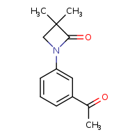 1-(3-acetylphenyl)-3,3-dimethylazetidin-2-one