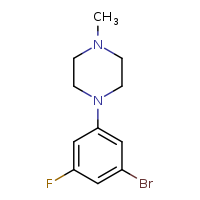 1-(3-bromo-5-fluorophenyl)-4-methylpiperazine