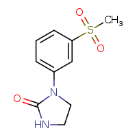 1-(3-methanesulfonylphenyl)imidazolidin-2-one