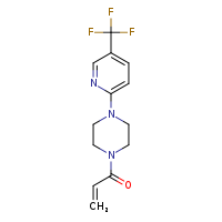 1-{4-[5-(trifluoromethyl)pyridin-2-yl]piperazin-1-yl}prop-2-en-1-one
