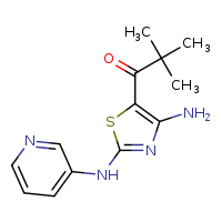 1-[4-amino-2-(pyridin-3-ylamino)-1,3-thiazol-5-yl]-2,2-dimethylpropan-1-one