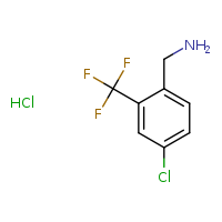 1-[4-chloro-2-(trifluoromethyl)phenyl]methanamine hydrochloride
