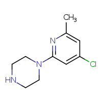 1-(4-chloro-6-methylpyridin-2-yl)piperazine
