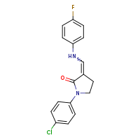 1-(4-chlorophenyl)-3-{[(4-fluorophenyl)amino]methylidene}pyrrolidin-2-one