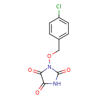 1-[(4-chlorophenyl)methoxy]imidazolidine-2,4,5-trione