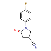 1-(4-fluorophenyl)-5-oxopyrrolidine-3-carbonitrile