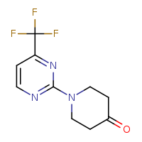 1-[4-(trifluoromethyl)pyrimidin-2-yl]piperidin-4-one
