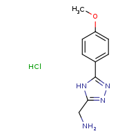 1-[5-(4-methoxyphenyl)-4H-1,2,4-triazol-3-yl]methanamine hydrochloride