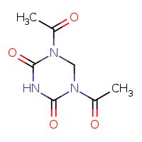 1,5-diacetyl-1,3,5-triazinane-2,4-dione
