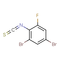 1,5-dibromo-3-fluoro-2-isothiocyanatobenzene