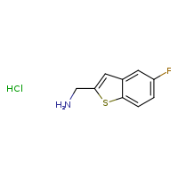 1-(5-fluoro-1-benzothiophen-2-yl)methanamine hydrochloride