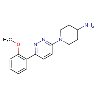 1-[6-(2-methoxyphenyl)pyridazin-3-yl]piperidin-4-amine