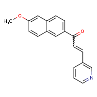1-(6-methoxynaphthalen-2-yl)-3-(pyridin-3-yl)prop-2-en-1-one