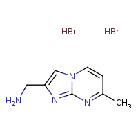 1-{7-methylimidazo[1,2-a]pyrimidin-2-yl}methanamine dihydrobromide