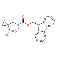 1-({[(9H-fluoren-9-ylmethoxy)carbonyl]amino}methyl)cyclopropane-1-carboxylic acid
