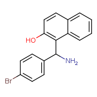 1-[amino(4-bromophenyl)methyl]naphthalen-2-ol