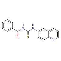 1-benzoyl-3-(quinolin-6-yl)thiourea