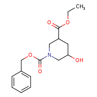 1-benzyl 3-ethyl 5-hydroxypiperidine-1,3-dicarboxylate