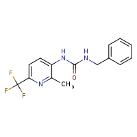 1-benzyl-3-[2-methyl-6-(trifluoromethyl)pyridin-3-yl]urea