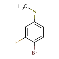 1-bromo-2-fluoro-4-(methylsulfanyl)benzene