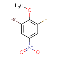1-bromo-3-fluoro-2-methoxy-5-nitrobenzene