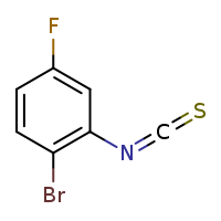 1-bromo-4-fluoro-2-isothiocyanatobenzene