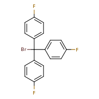 1-[bromobis(4-fluorophenyl)methyl]-4-fluorobenzene