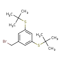 1-(bromomethyl)-3,5-bis(tert-butylsulfanyl)benzene