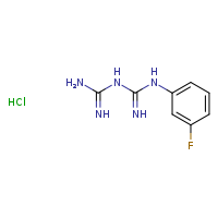 1-carbamimidamido-N-(3-fluorophenyl)methanimidamide hydrochloride