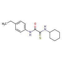 1-(cyclohexylcarbamothioyl)-N-(4-ethylphenyl)formamide