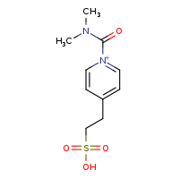 1-(dimethylcarbamoyl)-4-(2-sulfoethyl)pyridin-1-ium