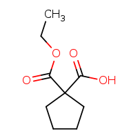 1-(ethoxycarbonyl)cyclopentane-1-carboxylic acid