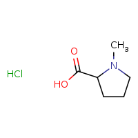 1-methylpyrrolidine-2-carboxylic acid hydrochloride