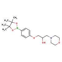 1-(morpholin-4-yl)-3-[4-(4,4,5,5-tetramethyl-1,3,2-dioxaborolan-2-yl)phenoxy]propan-2-ol