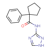 1-phenyl-N-(1H-1,2,4-triazol-3-yl)cyclopentane-1-carboxamide