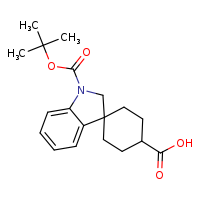 1'-(tert-butoxycarbonyl)-2'H-spiro[cyclohexane-1,3'-indole]-4-carboxylic acid