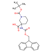 1-(tert-butoxycarbonyl)-3-{[(9H-fluoren-9-ylmethoxy)carbonyl]amino}piperidine-3-carboxylic acid