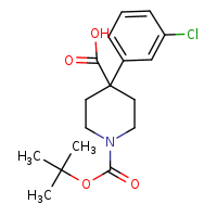 1-(tert-butoxycarbonyl)-4-(3-chlorophenyl)piperidine-4-carboxylic acid