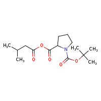 1-tert-butyl 2-(3-methylbutanoyl) pyrrolidine-1,2-dicarboxylate