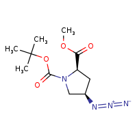 1-tert-butyl 2-methyl (2R,4R)-4-azidopyrrolidine-1,2-dicarboxylate