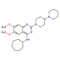 2-{[1,4'-bipiperidin]-1'-yl}-N-cycloheptyl-6,7-dimethoxyquinazolin-4-amine