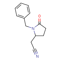 2-(1-benzyl-5-oxopyrrolidin-2-yl)acetonitrile