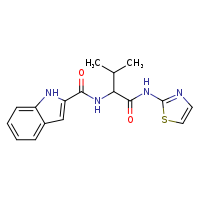 2-(1H-indol-2-ylformamido)-3-methyl-N-(1,3-thiazol-2-yl)butanamide