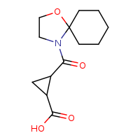 2-{1-oxa-4-azaspiro[4.5]decane-4-carbonyl}cyclopropane-1-carboxylic acid