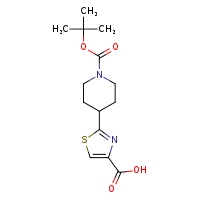 2-[1-(tert-butoxycarbonyl)piperidin-4-yl]-1,3-thiazole-4-carboxylic acid