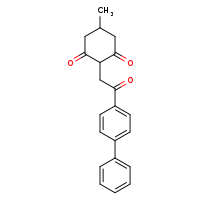 2-(2-{[1,1'-biphenyl]-4-yl}-2-oxoethyl)-5-methylcyclohexane-1,3-dione
